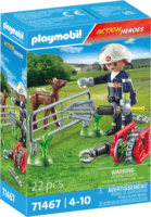 Playmobil 71467 City Action - Tűzoltó állatmentés közben