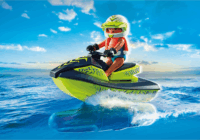 Playmobil 71464 City Action - Tűzoltócsónak aqua scooterrel