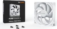 Be Quiet! Pure Wings 3 120mm PWM Rendszerhűtő - Fehér