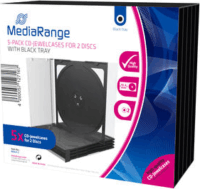 MediaRange BOX31-2 CD tartó tok (5 db CD-hez)