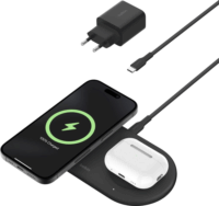 Belkin Boost Charge Pro 2in1 Vezeték nélküli töltő - Fekete (15W)