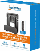 Manhattan 462075 Médiabox Fali tartó - Fekete