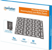 Manhattan 462082 Médiabox tartó - Fekete