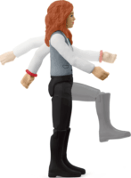 Schleich Horse Club esküvői hintó Játékszett