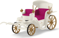 Schleich Horse Club esküvői hintó Játékszett