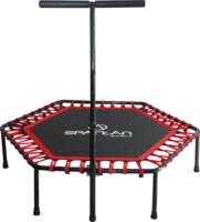 Spartan Szögletes Fitness trambulin kapaszkodóval - 137 cm