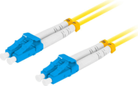 Lanberg FO-LULU-SD11-0005-YE optikai patch kábel LC/UPC - LC/UPC Duplex 0.5m - Sárga