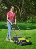 Ryobi RY18SFX35A-240 Akkumulátoros Gyepszellőztető + 2x 4Ah Akku + Töltő