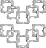 Fibaro FG-Wx-AS-4001 Fibaro/Gira55 Szerelő keret (10db / csomag) (Bontott)