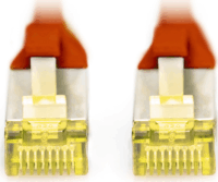 Digitus S/FTP CAT6a Patch kábel 0.25m - Piros