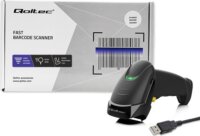 Qoltec 50853 Kézi vonalkódolvasó - Fekete
