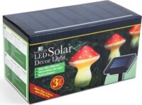 Garden of Eden 11756 Kültéri Szolár leszúrható fényfűzér gomba 4m - Meleg fehér