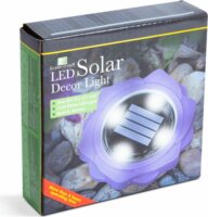 Garden of Eden 11767C Leszúrható kerti szolár lámpa lila - Hideg fehér