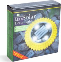 Garden of Eden 11767B Leszúrható kerti szolár lámpa sárga - Hideg fehér