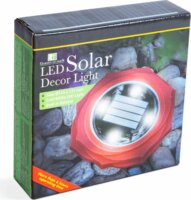 Garden of Eden 11767A Leszúrható kerti szolár lámpa piros - Hideg fehér