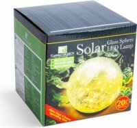 Garden of Eden 11760C Leszúrható kerti szolár üveggömb 15cm - Meleg fehér