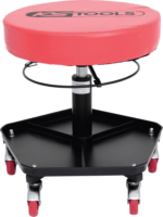 KS Tools 500.8030 Gurítható Műhely ülés - Fekete/Piros