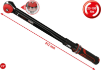 KS Tools 516.1432 Ergotorque 1/2" Nyomatékkulcs - 20-100Nm