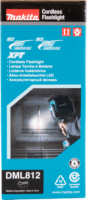 Makita DEBDML812 18V Akkumulátoros Munkalámpa - Fekete/Kék