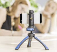 Mantona 21405 Gaia Kamera állvány (Tripod) - Fekete/Kék