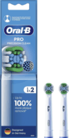 Oral-B EB20RX PrecisionClean Elektromos fogkefe Pótfej - Fehér (2db)