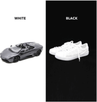 Orangemonkie M2200R Fotós háttér - Fekete/Fehér