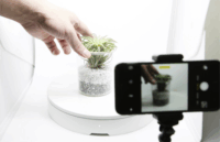 Orangemonkie Foldio 3 Mini fotóstúdió + Foldio 360 Forgatható talp - Fehér