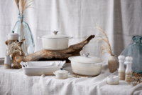 Le Creuset Petite Casserole 10cm Cserépedény - Bézs