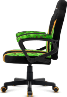 Huzaro Ranger 1.0 Gyerek Minecraft Gamer szék - Fekete/Zöld/Narancssárga