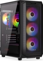 Krux Orona Számítógépház - Fekete