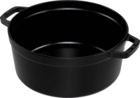 Staub La Cocotte 26cm Sütőedény kerek - Fekete