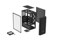 Matec SH4 RGB Számítógépház - Fekete