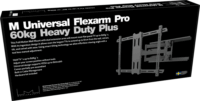 Multibrackets M Universal Flexarm Pro Super Duty 55" - 85" LCD/LED Fali konzol - Fekete