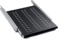 FormRack F228HR 19" Kihúzható Tálca/Polc 1U - Fekete