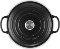 Le Creuset Signature Roaster 22cm Lábas - Fekete