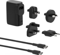 Belkin BoostCharge Hybrid USB-C / USB-A Hálózati utazótöltő - Fekete (25W)