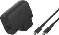 Belkin BoostCharge Hybrid USB-C / USB-A Hálózati utazótöltő - Fekete (25W)