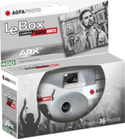 AgfaPhoto LeBox Black/White Egyszer használatos fényképezőgép