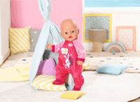 ZAPF Creation BABY born - Rózsaszín mintás Kezeslábas - 4cm