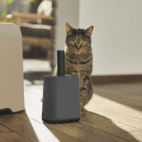 Rotho Biala macskaalom lapát tartóval és zacskóval - Szürke