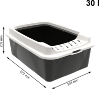 Rotho Eco Bonnie alomtálca - Fekete