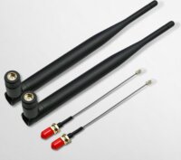 Qoltec 57046 Omnidirekcionális WiFi antenna (2db / csomag)