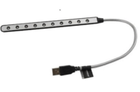 Esperanza EA148 Laptop lámpa (10 LED) Szürke