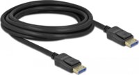 Delock 80263 Displayport 2.1 - Displayport 2.1 Kábel 3m - Fekete