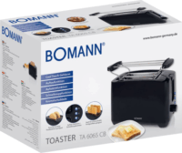 Bomann TA 6065 CB Kenyérpirító - Fekete