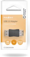 Nedis CCGB60900BK USB Type-A anya - USB Type-A anya Toldó - Fekete