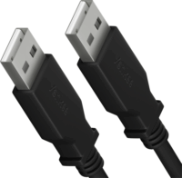 Yenkee YCU 012 BK USB Type-A apa - USB Type-A apa 2.0 Adatkábel - Fekete (1.5m)