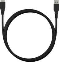 Yenkee YCU 011 BK USB Type-A apa - Micro USB Type-B apa 3.0 Adat és töltő kábel - Fekete (1.5m)