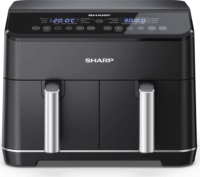 Sharp AF-GD82AE-B 2x4L Forrólevegős fritőz - Fekete