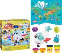 Hasbro Play-Doh Flugi repülőgép gyurma 170g - Vegyes színek